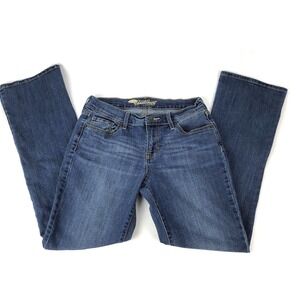 Old Navy Sweatheart 6 Reg Women's Jeans Medium Wash Stretch Boot Leg (X)